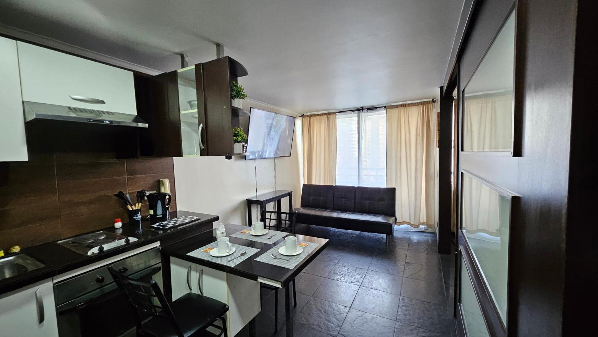 Departamentos De Arriendo Temporal Santiago De Chile 아파트 외부 사진